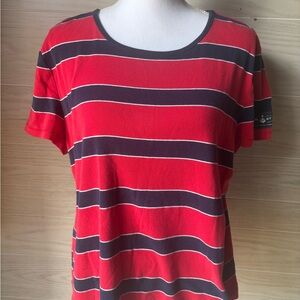Ralph Lauren navy and red casual shirt